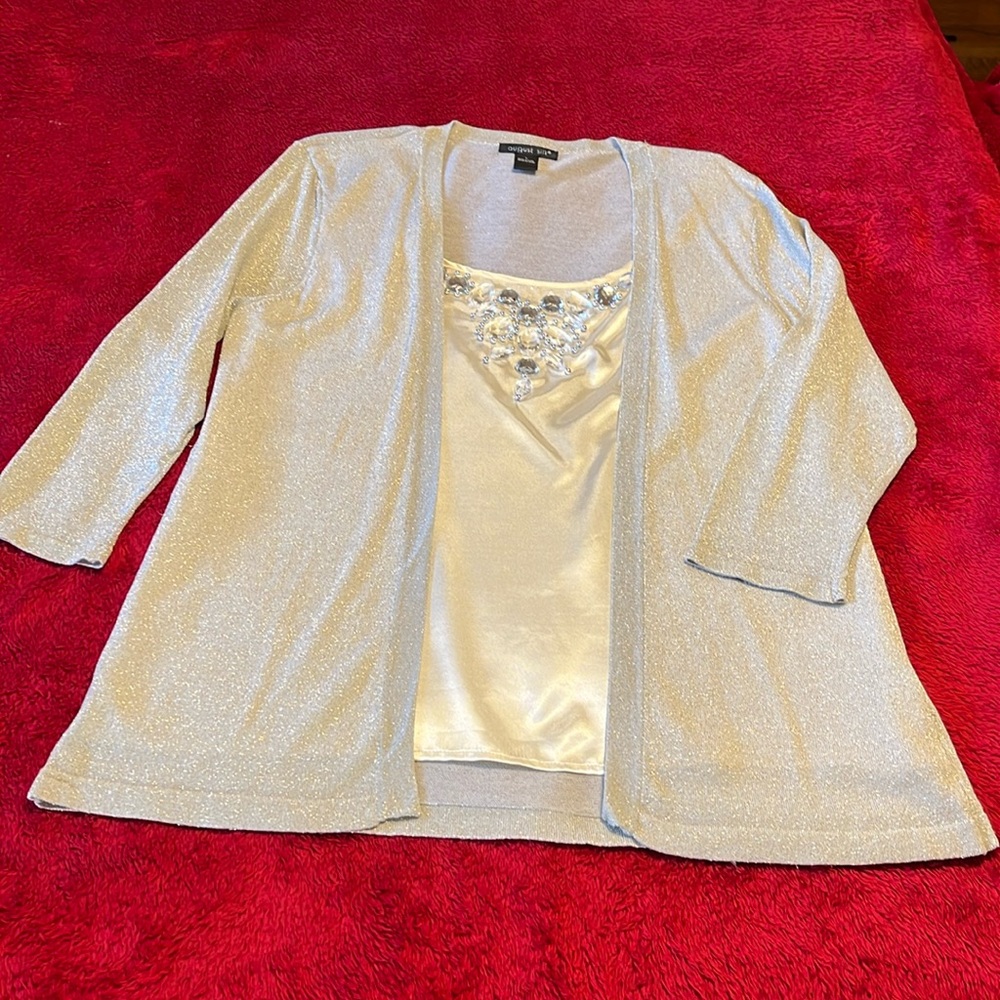One piece sweater shell top